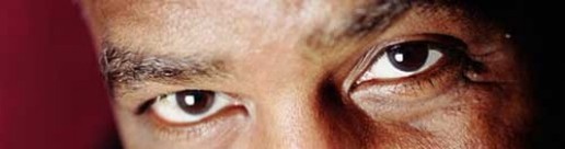 photo of man's eyes